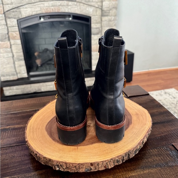 Women’s Jeffrey Campbell for Free People big buckle combat boots. Size 6.5. - Picture 4 of 11